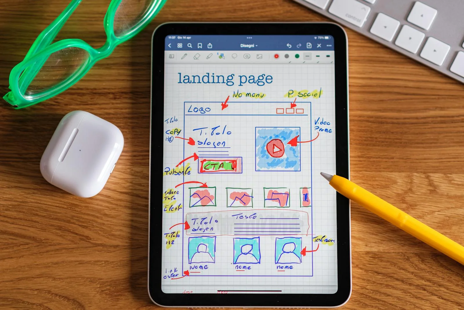 landing page develop