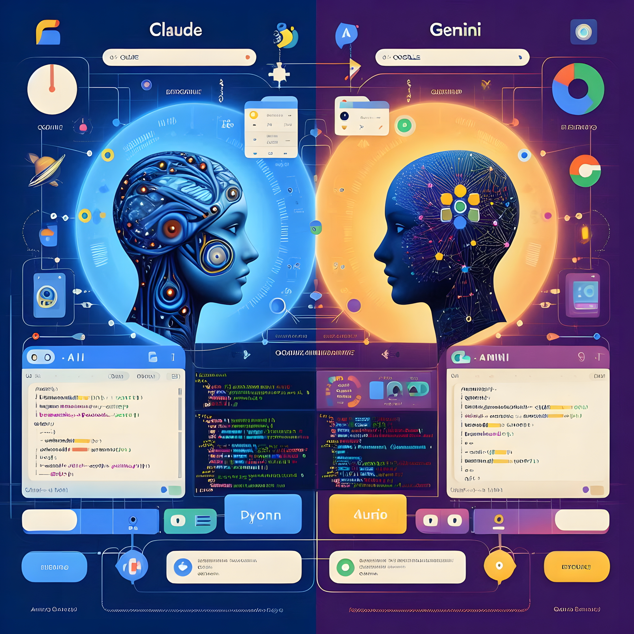 Claude AI vs Gemini AI: Analisis Mendalam Fitur dan Kinerja untuk Coding