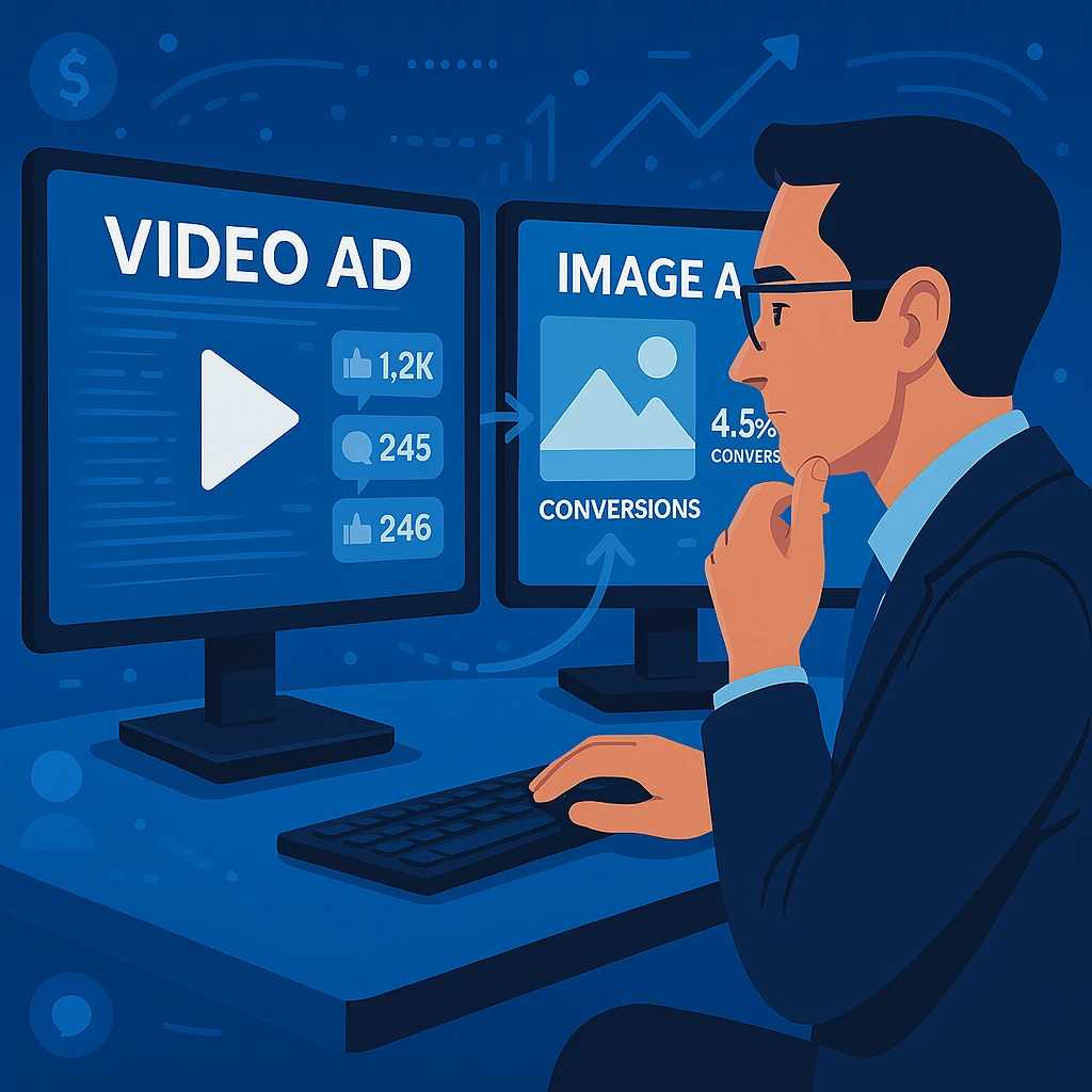 Video vs. Image Ad Copy: Differences in Style & Strategy