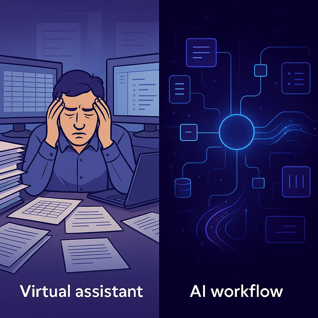 Agentic AI Workflows- Replace $50K:Year Virtual Assistant with n8n Automation