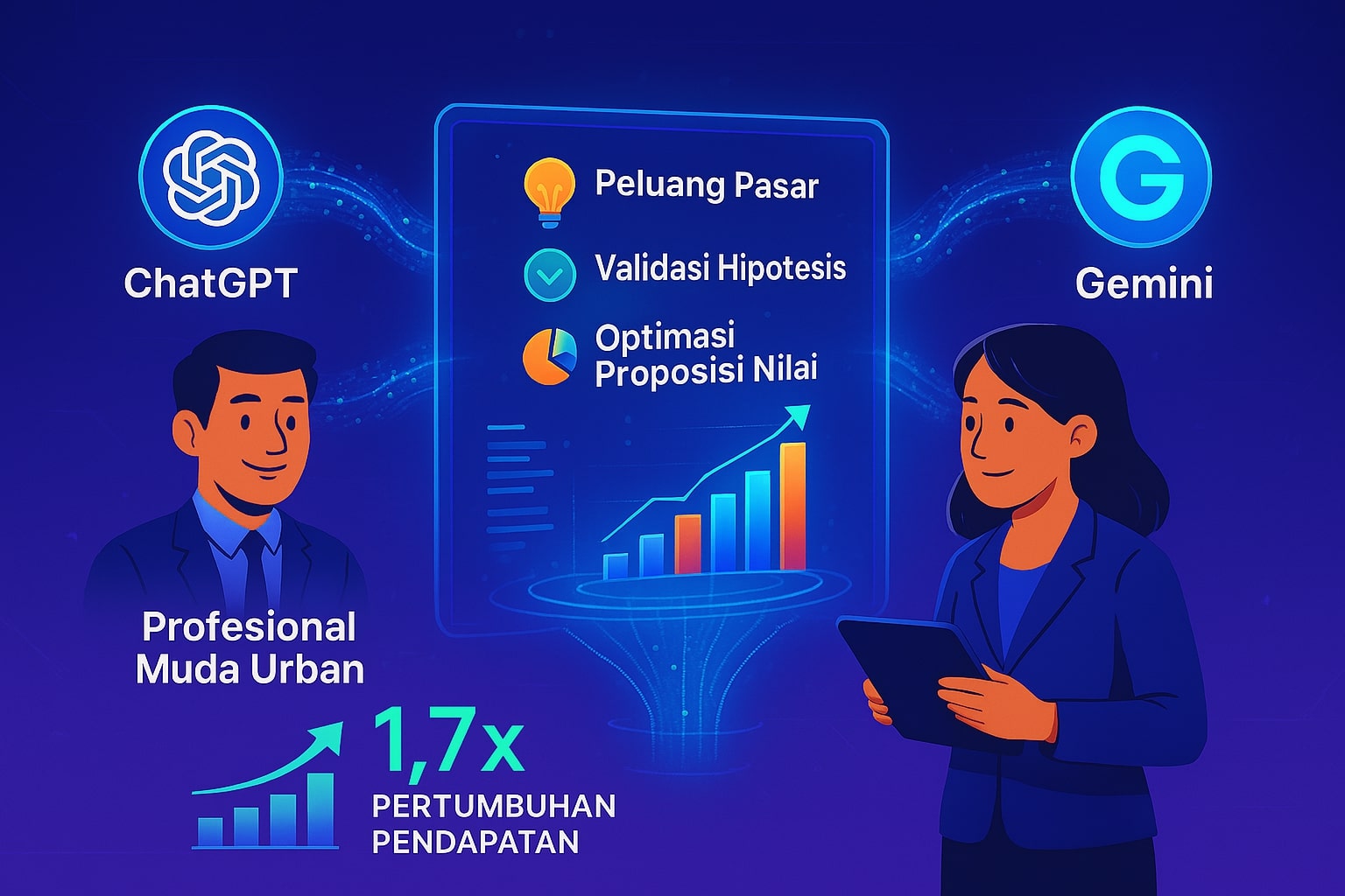 Mengintegrasikan Wawasan ChatGPT dan Gemini untuk Strategi Bisnis Holistik