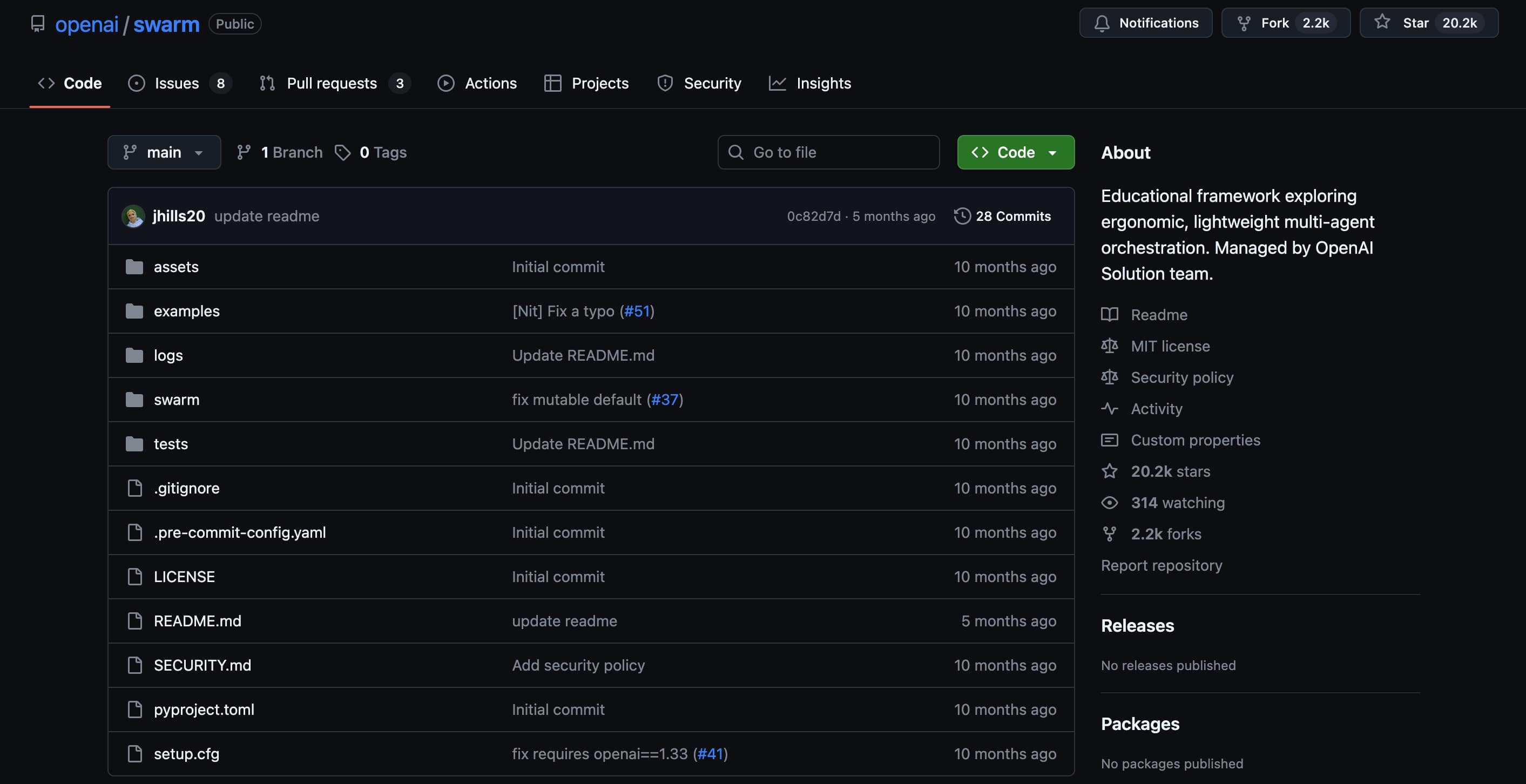 Framework Ai Agent OpenAI Swarm