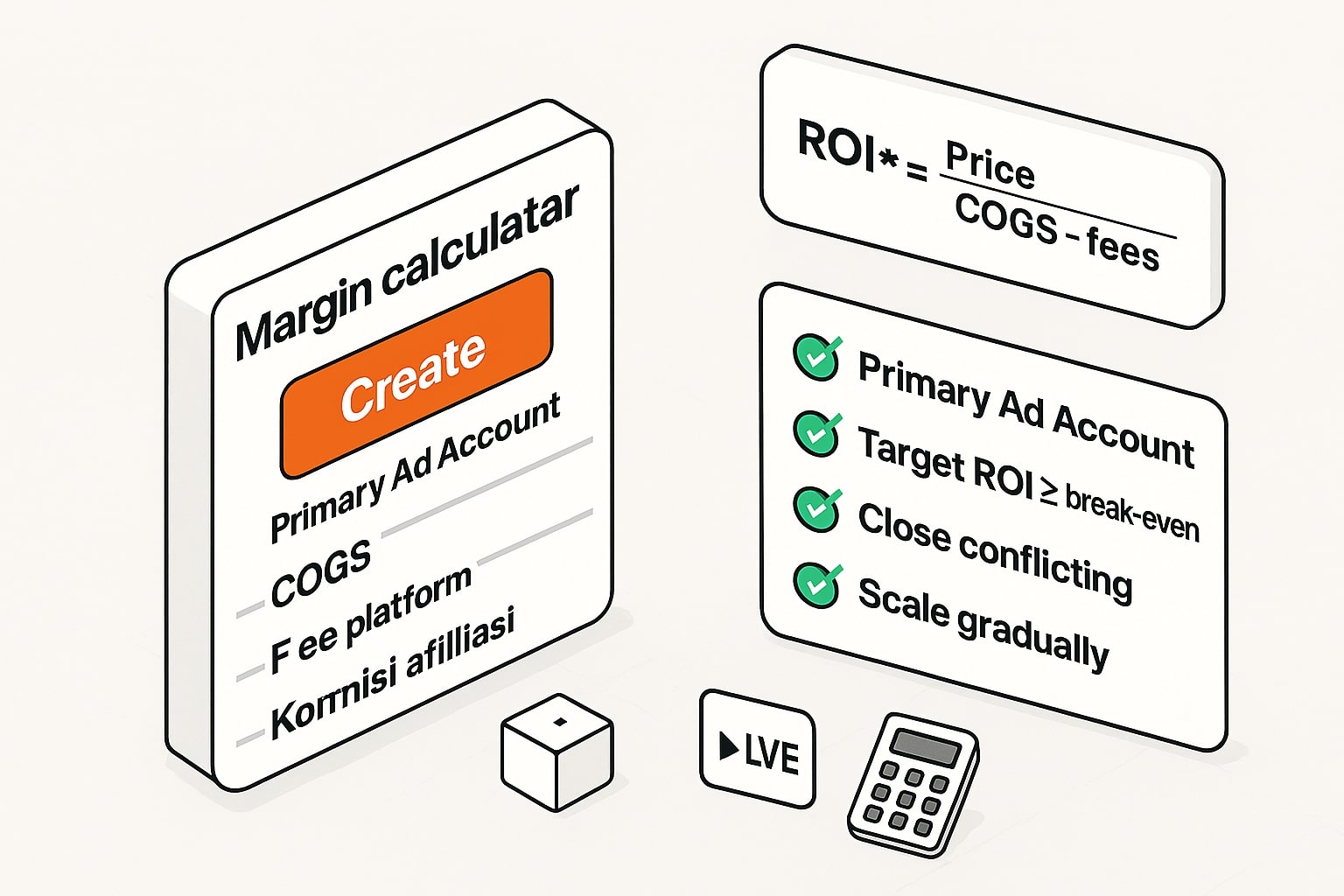 Ringkasan inti aktivasi GMV Max TikTok Shop dengan fokus ROI dan margin