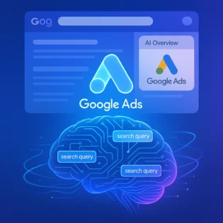 Strategi Google Ads untuk AI Overviews 2025 — optimasi struktur, bidding, dan creative agar iklan tetap muncul di jawaban panjang Google