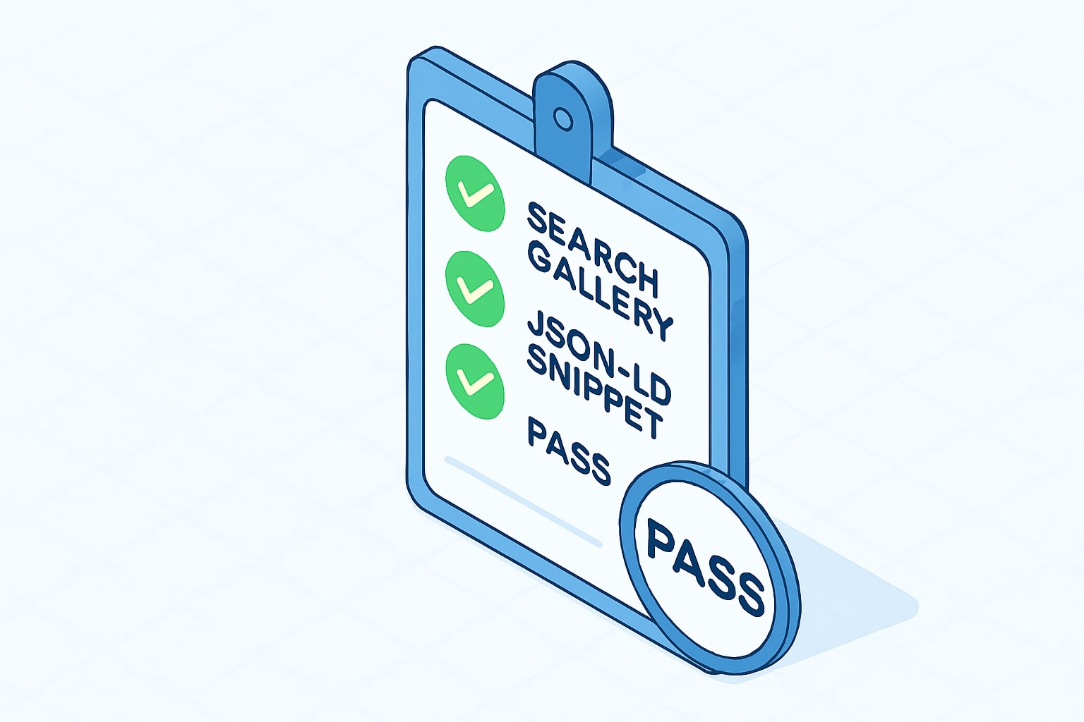 Papan checklist prinsip structured data yang diakui Google