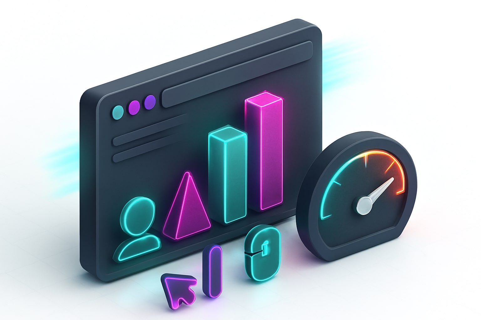 Abstract chart visualizing benchmark accuracy and latency for web agent tasks