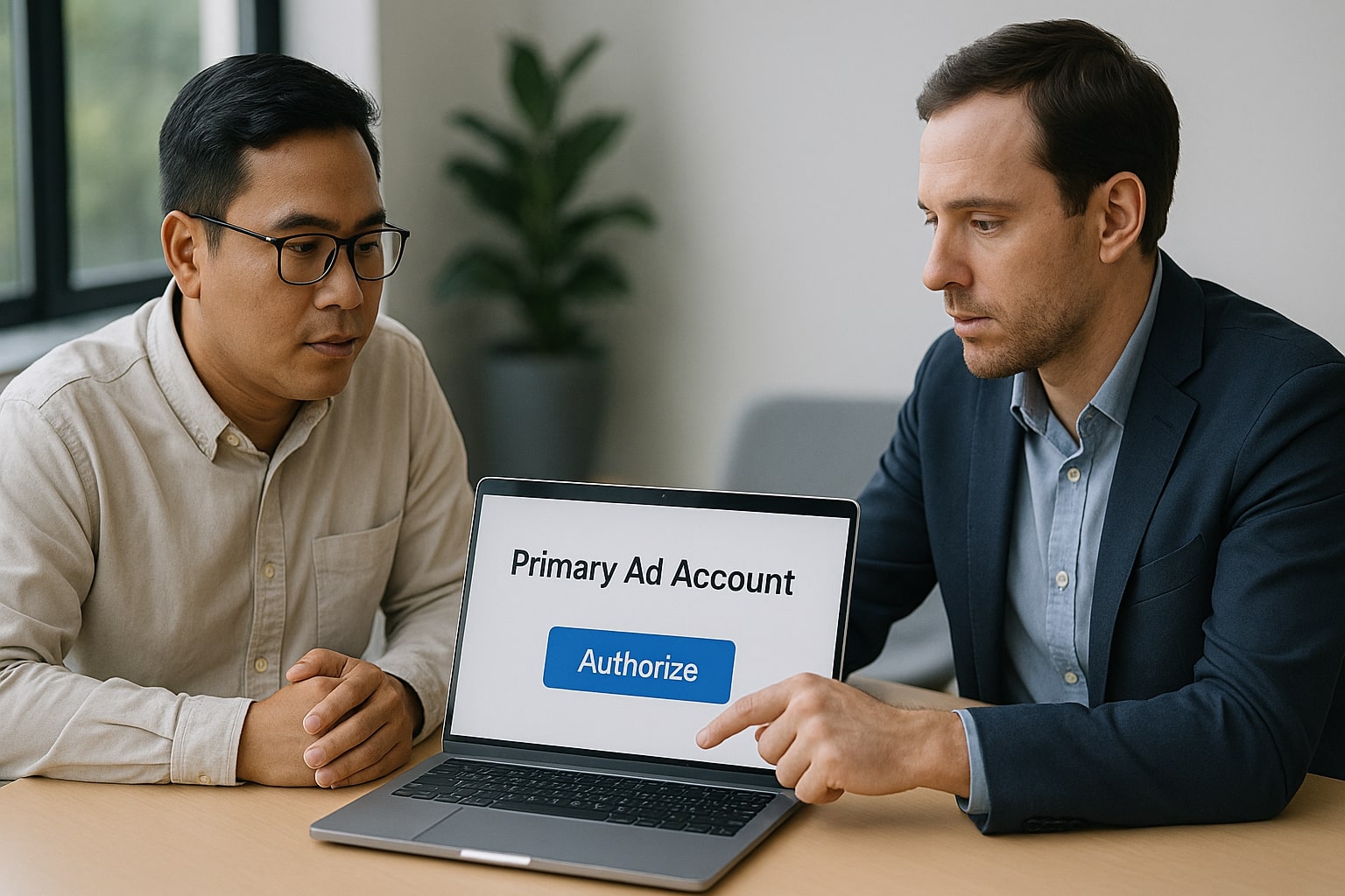 Pemilik Shop memberi otorisasi GMV Max dan mengecek primary ad account