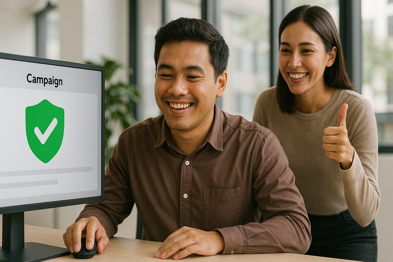 Status ROI Protection aktif pada kampanye GMV Max