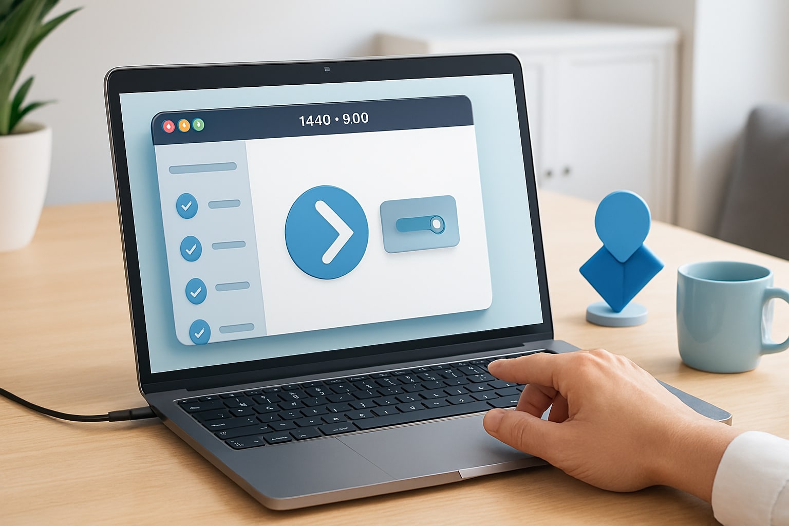 Developer workspace showing a sandboxed browser ready for testing