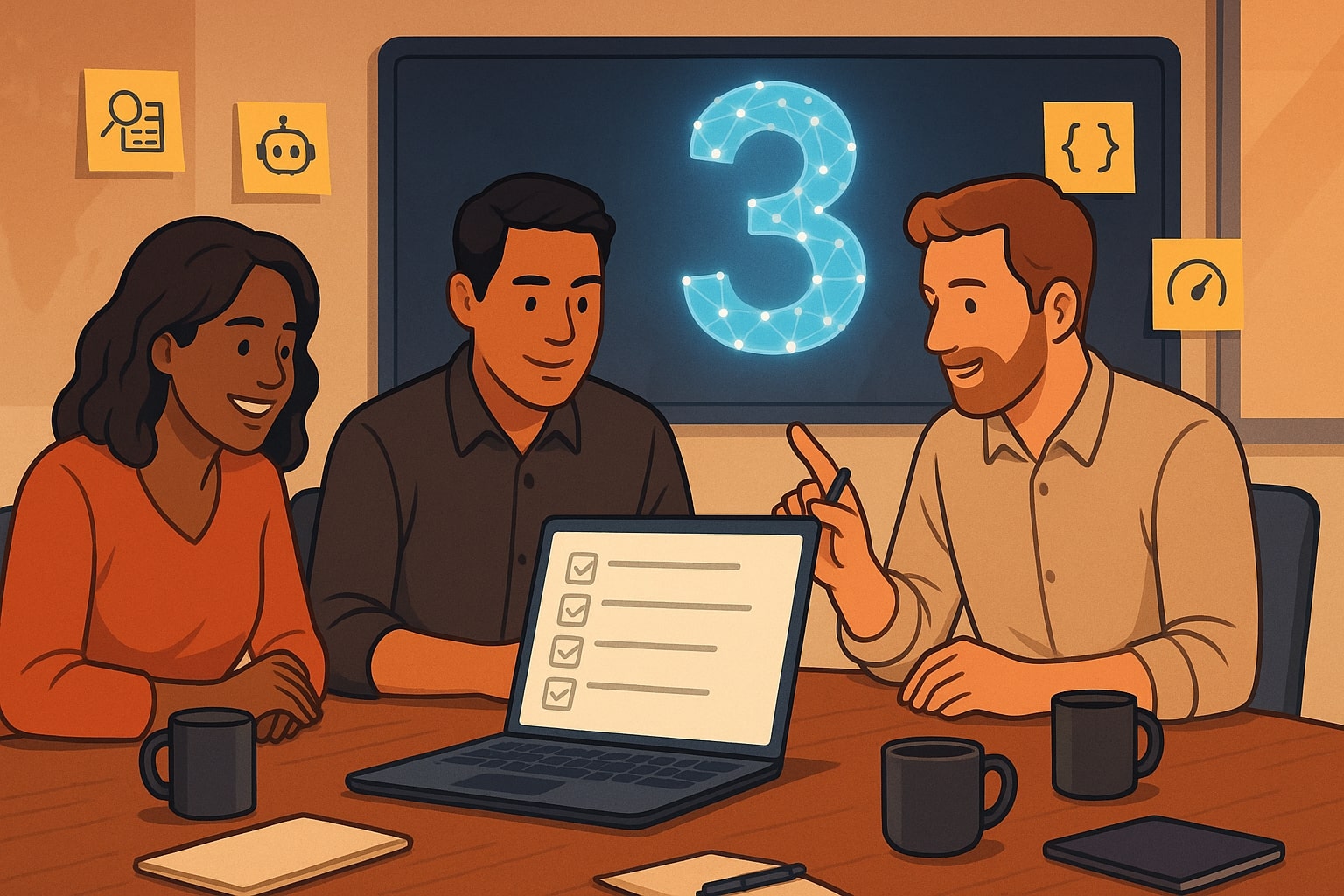 Marketing team building a Gemini 3 content strategy playbook.