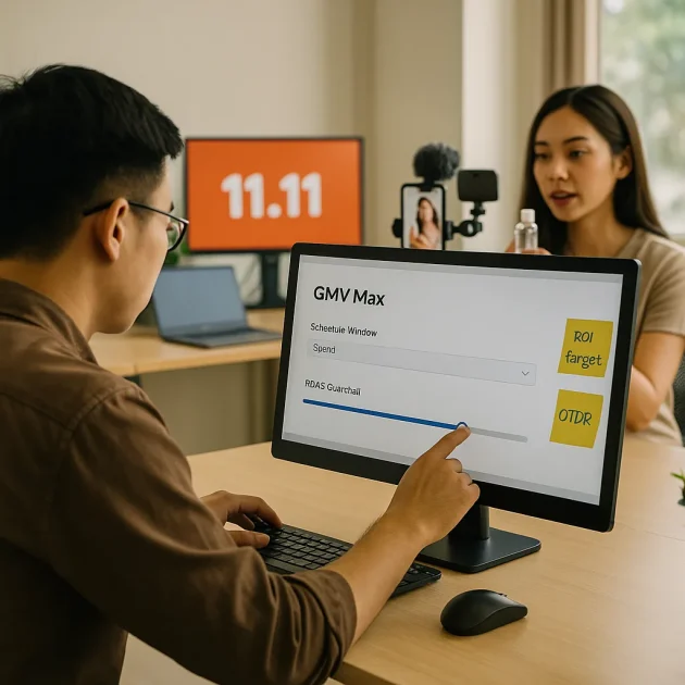 TikTok Shop team sets GMV Max and plans 11.11 content in a Southeast Asia office