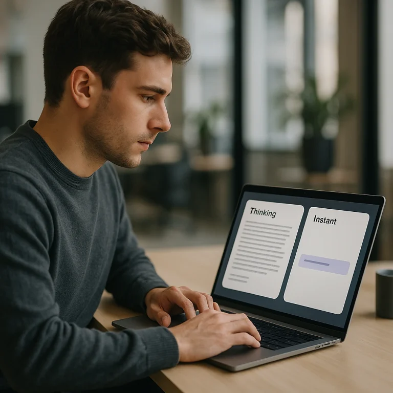 ChatGPT Thinking vs Instant: What’s the Difference, and When Should You Use Each?