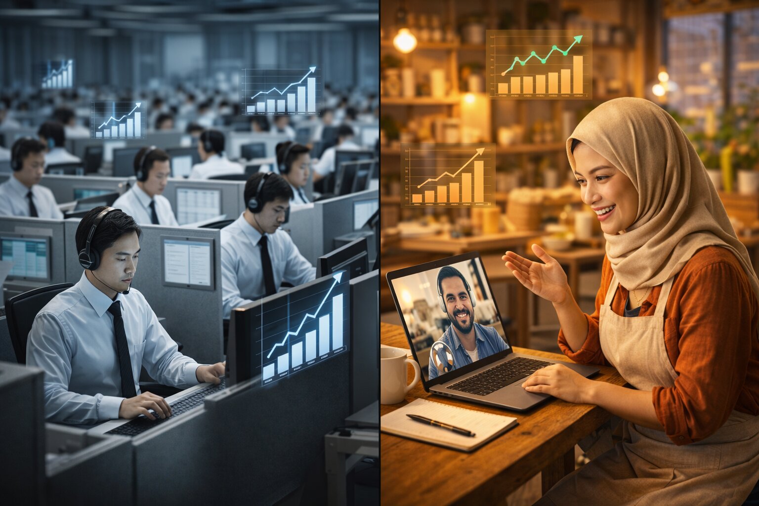 Perbandingan brand besar vs brand kecil dalam strategi pemasaran 2026