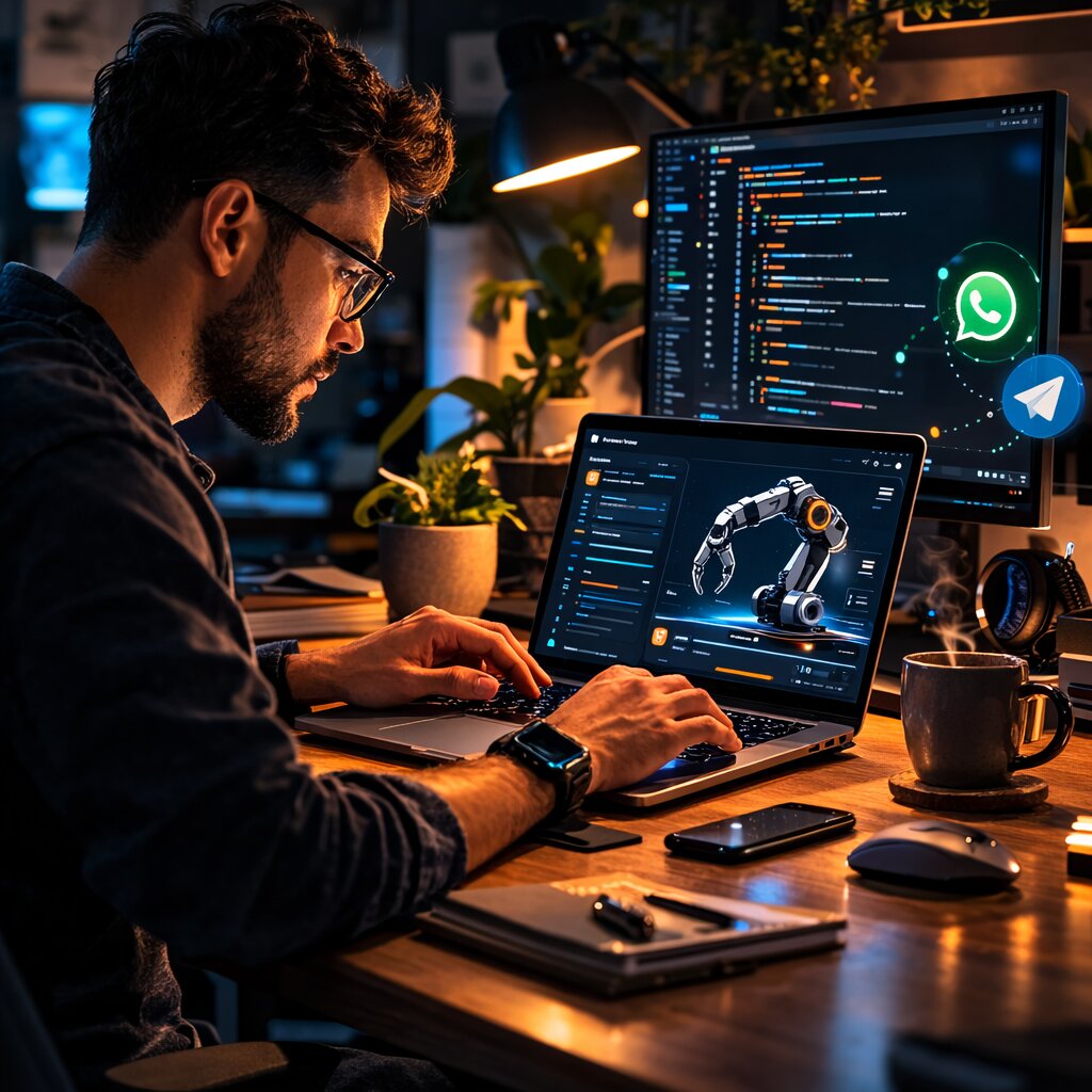 Developer setting up OpenClaw on a desktop with terminal and Control UI visible.