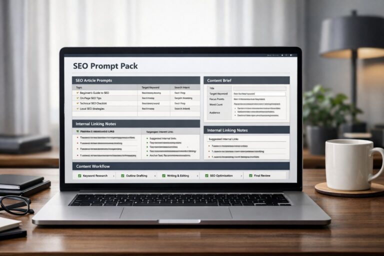 SEO Prompt Pack untuk Artikel, Brief, dan Internal Link