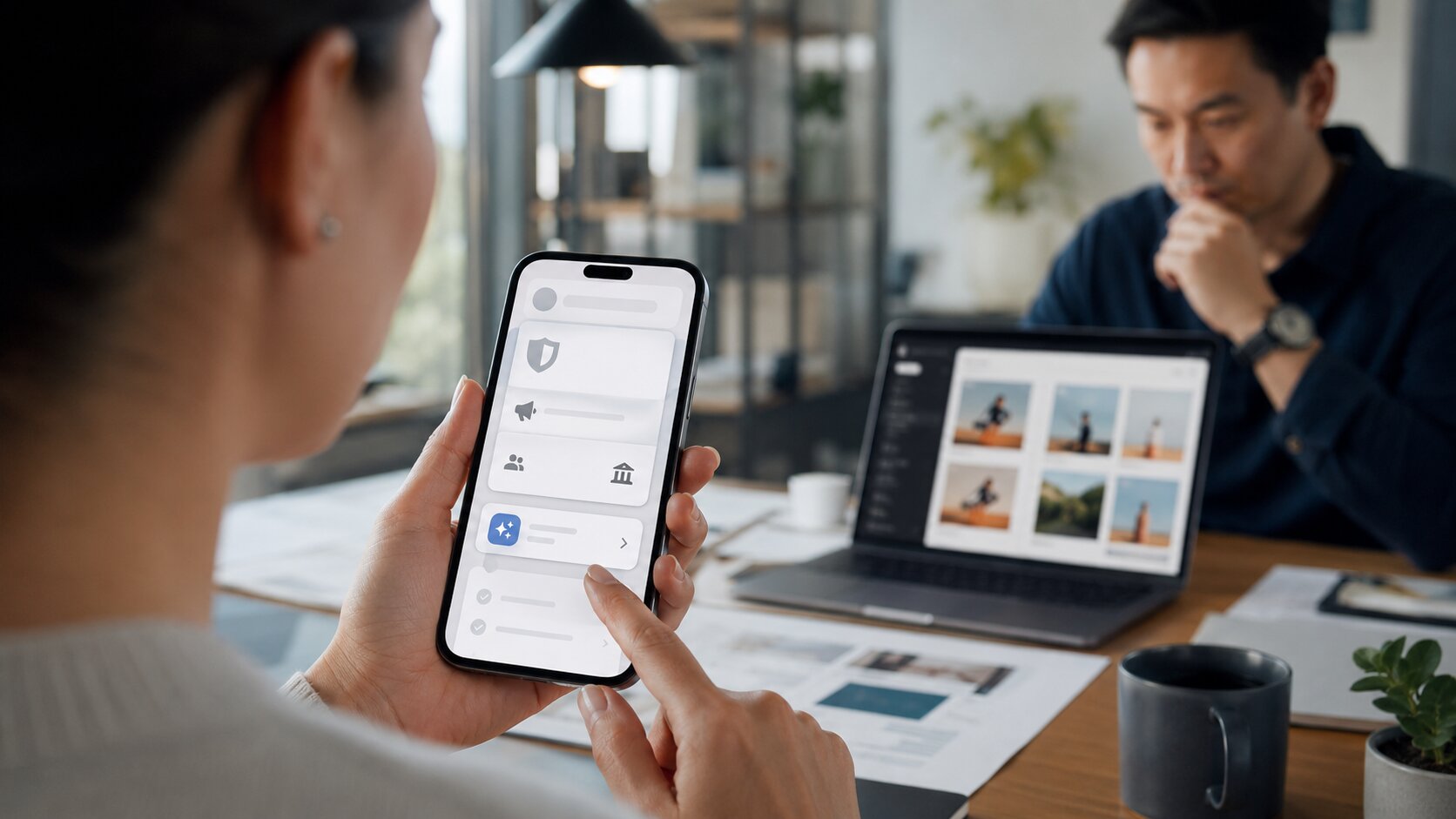 User checking AI ad transparency for Meta Ads AI updates in 2026