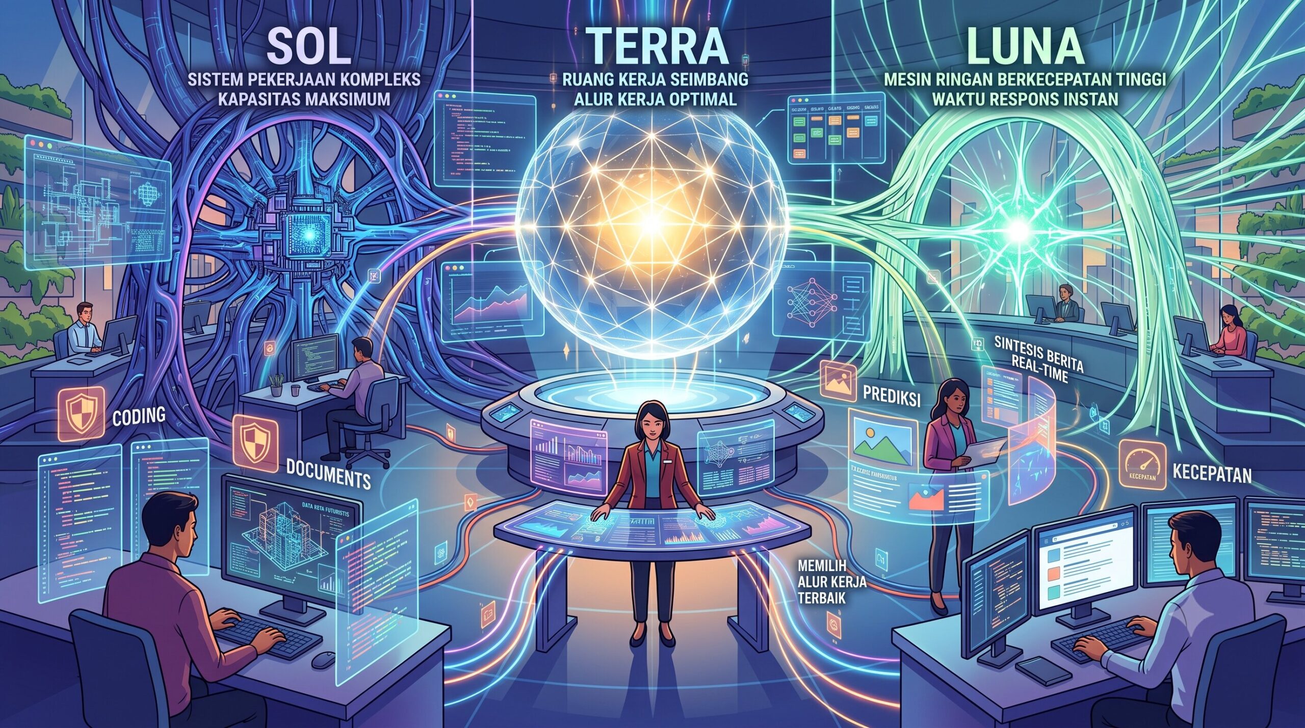 Perbedaan GPT-5.6 Sol, Terra, dan Luna
