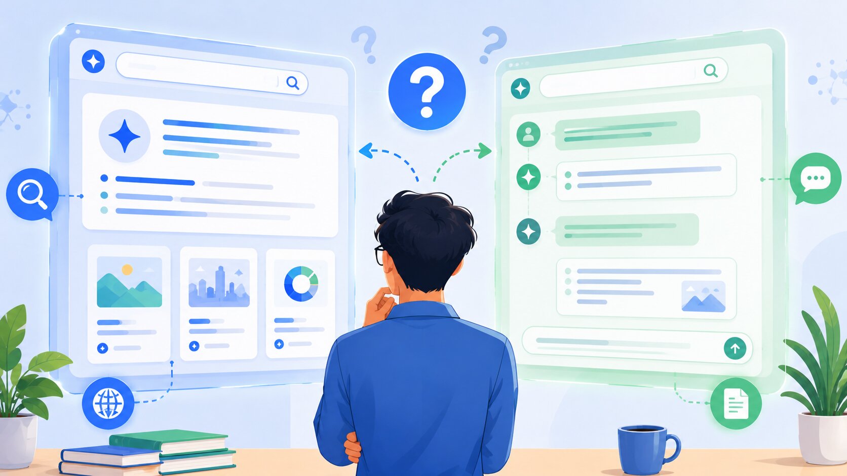 Kenapa Google AI Mode dan AI Overview sering tertukar