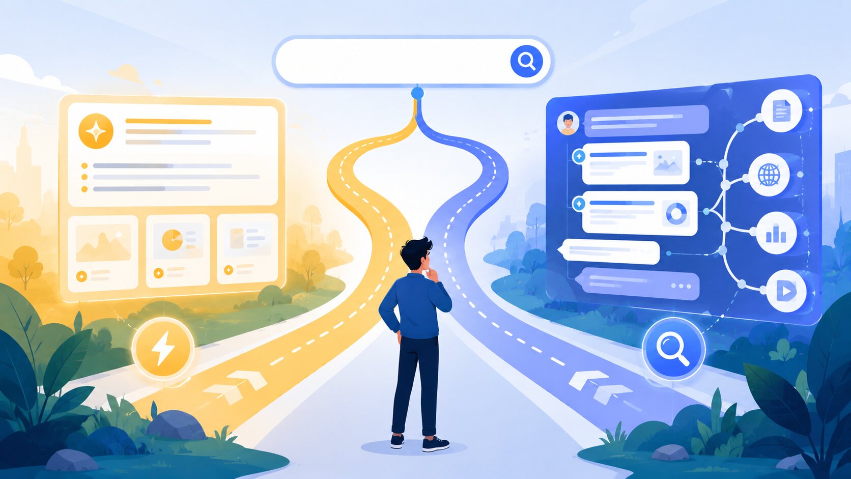 Perbedaan AI Mode dan AI Overview di Google Search